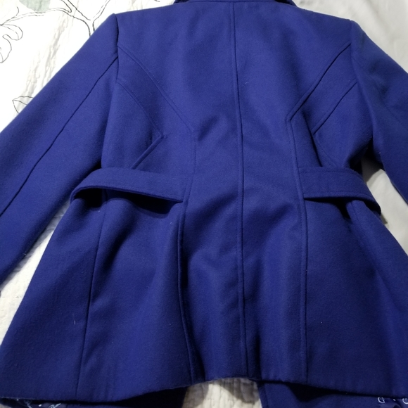 Cobalt Blue Guess Pea Coat * Like New - Picture 6 of 7